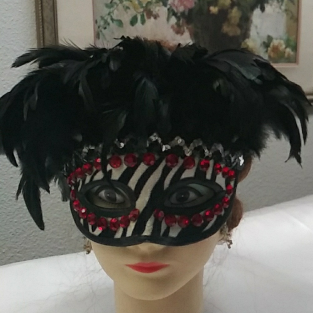 4Piece/Costume/Zebra Mask